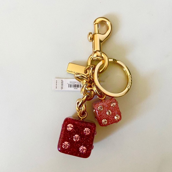 Coach Gold/Pink Multi
Dice Cluster Bag Charm - Picture 5 of 6